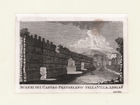 Avanzi del Castro Pretoriano nella Villa Adriana