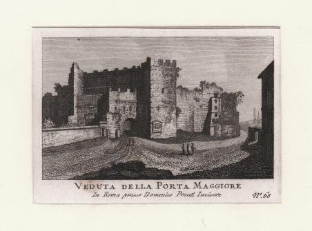 Veduta della Porta Maggiore