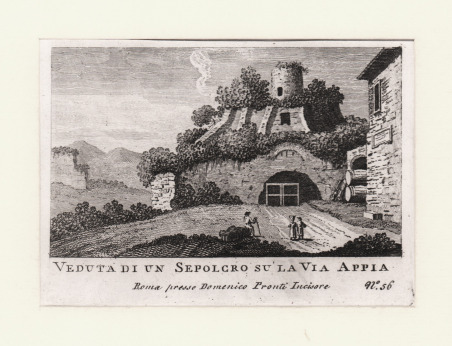 Veduta di un Sepolcro su la Via Appia
