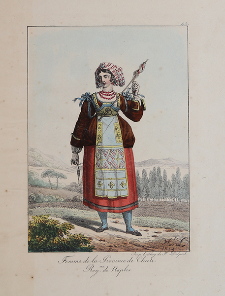 Femme de la Province de Chieti. Roy.me de Naples