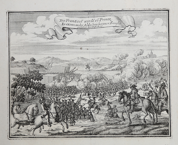 Die Franzose werde vo Printz Eugenio ander Adda bey Cassano …