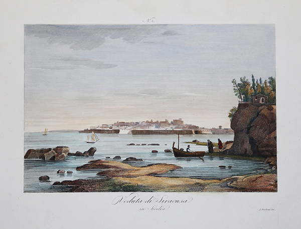 Veduta di Siracusa in Sicilia