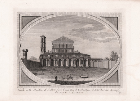 Veduta della Basilica di S. Paolo fuori le mura / …