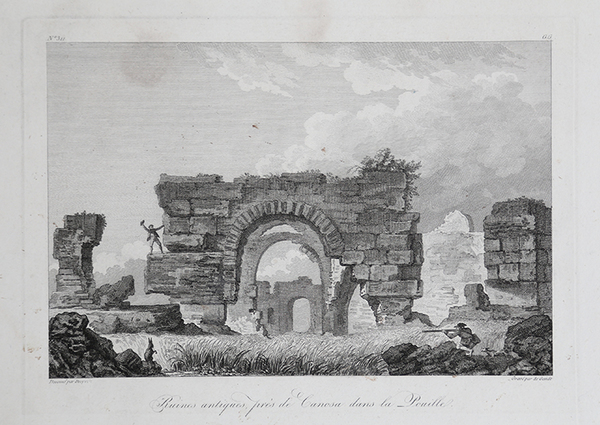 Ruines antiques près de Canosa dans la Pouille