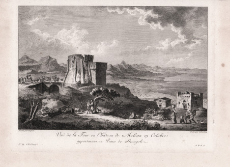 Vuë de la Tour ou Chateau de Melissa en Calabre