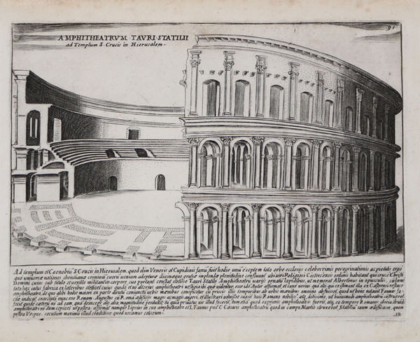 Amphitheatrum Tauri Statilii ad Templum S. Crucis in Hierusalem