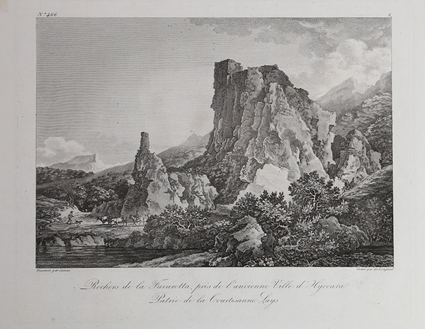 Rochers de la Favarotta, prÃ¨s de l'ancienne Ville d'Hyccara Patrie …