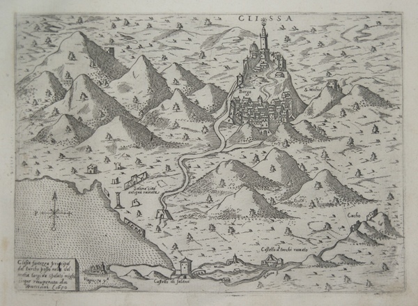 Clissa fortezza principal del turcho posta nella dalmatia longi da …