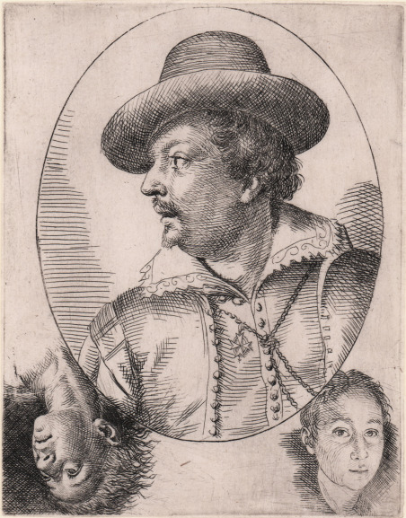 Ritratto di un Cavaliere di Malta con due studi di …