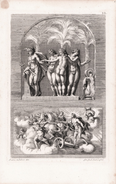 (Le Tre Grazie e Mercurio / Il carro di Apollo)