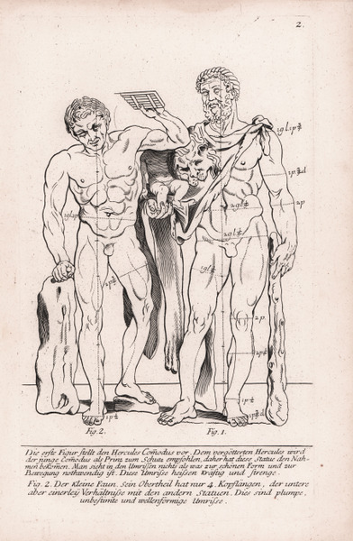 Die erste Figur Stellt den Hercules Comodus.