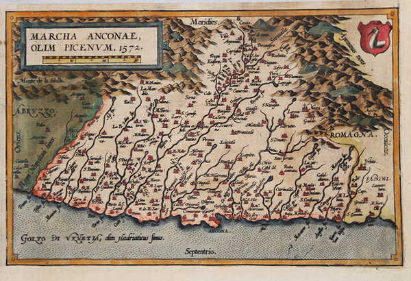 Marchia, Anconae, olim Picenum. 1572