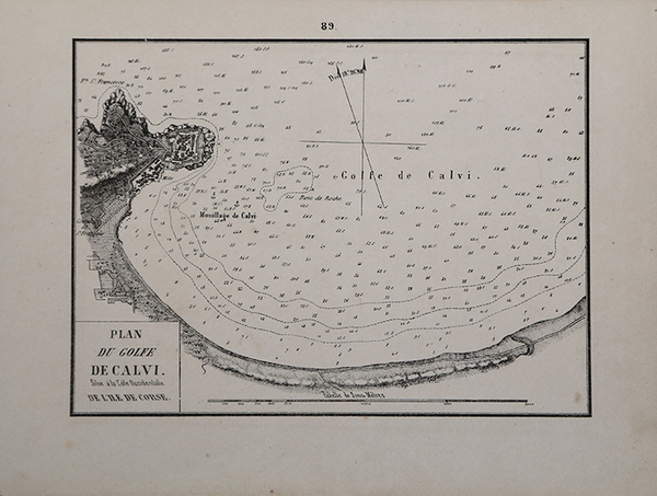 Plan Du Golfe De Calvi. Situé à la Còte Occidentale …