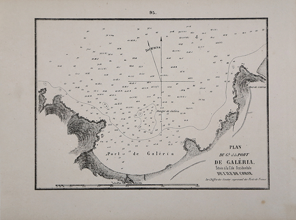 Plan Du G.fe et du Port de Galèria, Situès à …