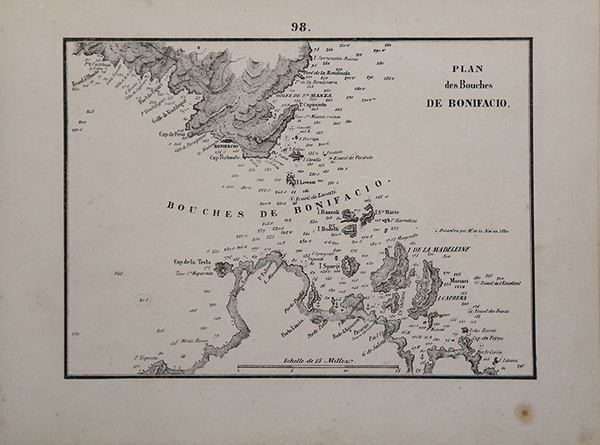 Plan des Bouches De Bonifacio