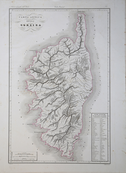 Carta Antica dell Corsica