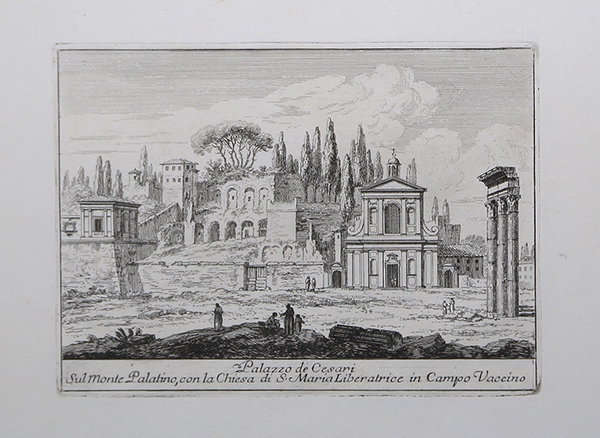 Palazzo de Cesari sul Monte Palatino, con la Chiesa di …