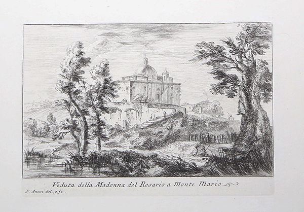 Veduta della Madonna del Rosario a Monte Mario