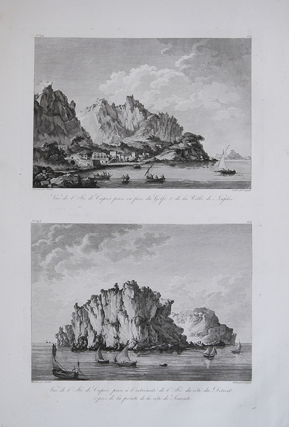 Vue de l'Ile de Capreè prise en face du Golfe …