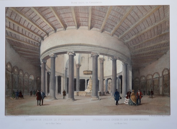 Interno della Chiesa di San Stefano Rotondo sul Monte Celio