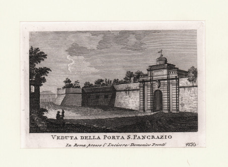 Veduta della Porta S. Pancrazio
