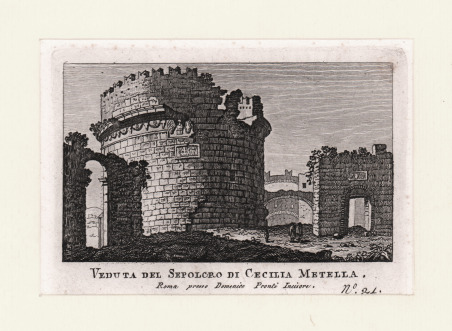 Veduta del Sepolcro di Cecilia Metella
