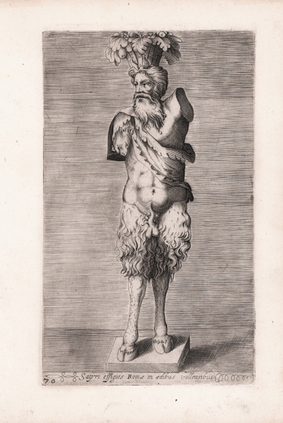 Satyri effigies Romae in aedibus vallensibus