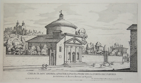Chiesa di Sant'Andrea Apostolo, posta fuori della porta del'Popolo architettura …
