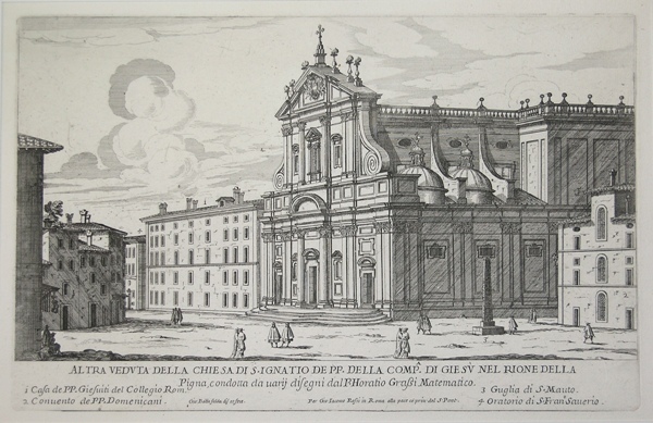 Altra Veduta della Chiesa di S. Ignatio de PP. Della …