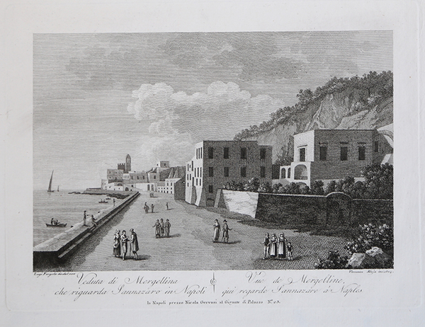 Veduta di Mergellina che riguarda Sannazaro in Napoli / Vue …