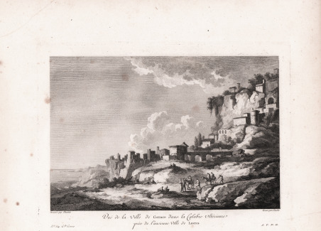 Vue de la Ville de Gerace dans la Calabre Ultérieure …