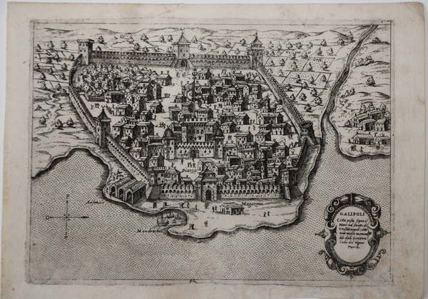 Gallipoli Citta posta sopra il Mare nel Stretto di Costantinopoli…