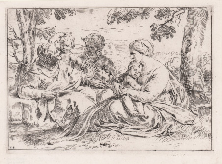 Sacra Famiglia con S. Elisabetta e S. Giovannino