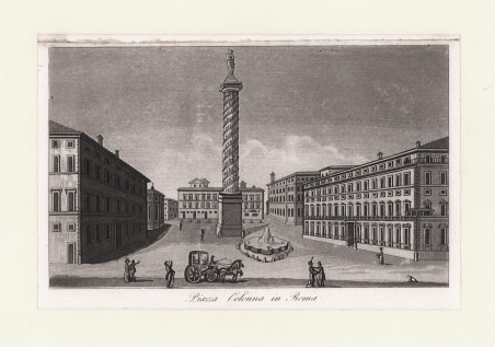 Piazza Colonna in Roma