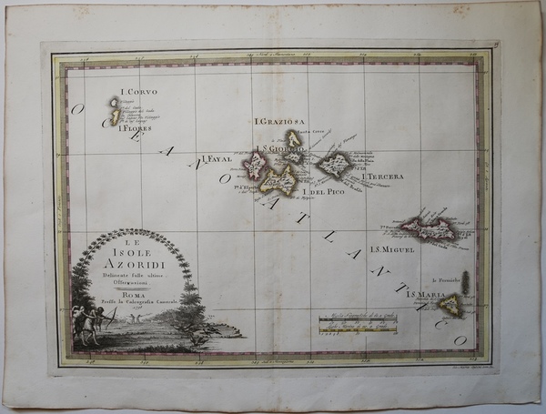 Le Isole Azoridi delineate sulle ultime osservazioni