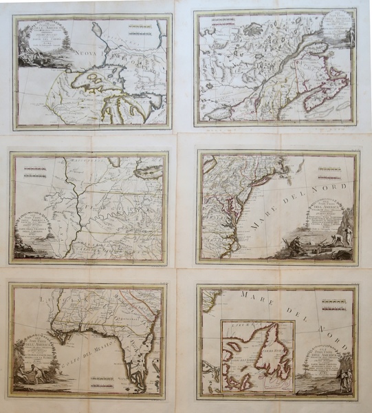 Gli Stati Uniti dell'America Delineati sulle ultime Osservazioni.