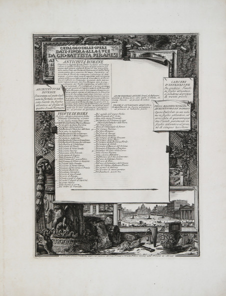 Catalogo delle opere date finora alla luce da Giovanni Battista …