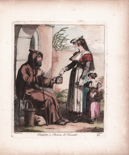 Eremita, e Donna di Frascati