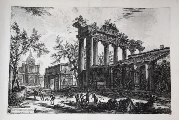 Altra veduta degli avanzi del Pronao del Tempio della Concordia