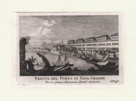 Veduta del Porto di Ripa Grande