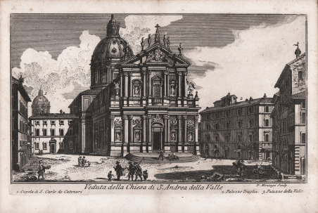 Veduta della Chiesa di S. Andrea della Valle