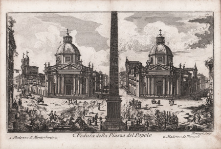 Veduta della Piazza del Popolo