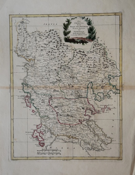 La Grecia divisa nelle sue Provincie