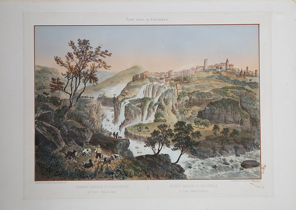Grande Cascade et Cascatelles de Tivoli (Etats du Pape) / …