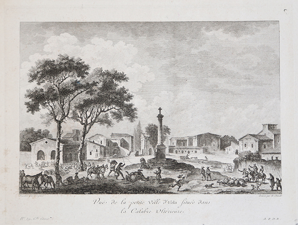 Vuë de la petit Ville d'Isola située dans la Calabre …