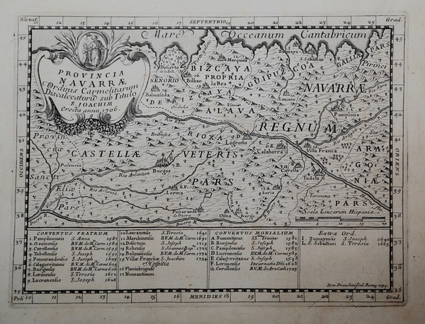 Provincia Navarrae Ordinis Carmelitarum Discalceatoru(m) sub Titulo S. Joachim erecta …