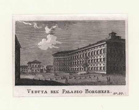 Veduta del Palazzo Borghese