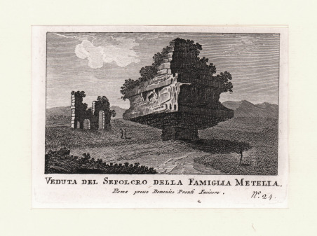 Veduta del Sepolcro della Famiglia Metella