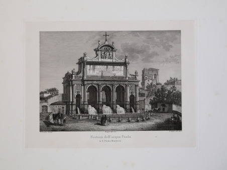 Fontana dell' acqua Paola in S. Pietro Montorio
