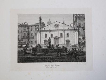 Fontana del Moro nella Piazza Navona